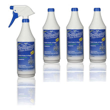 Load image into Gallery viewer, Brillianté Crystal Cleaner Spray Bottle 32oz + 3 Refill Bottles
